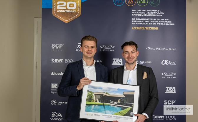 Uitreiking prijs laureaat Belgische  Poolhousebouwer 2025/2026